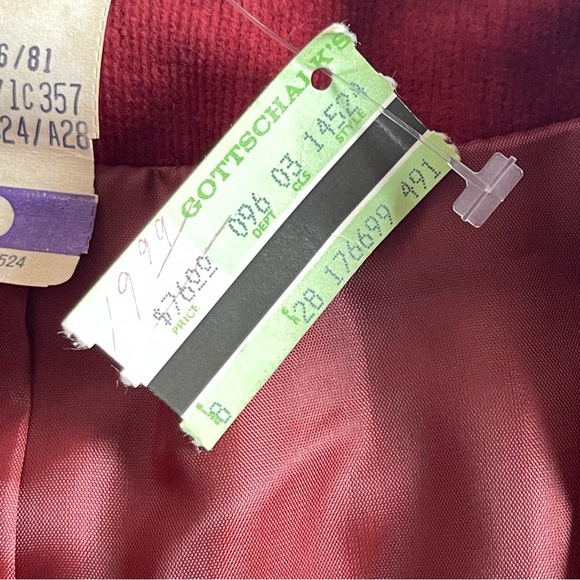 alex colman Vintage Jacket & Coats Red Size 8 - Picture 12 of 15